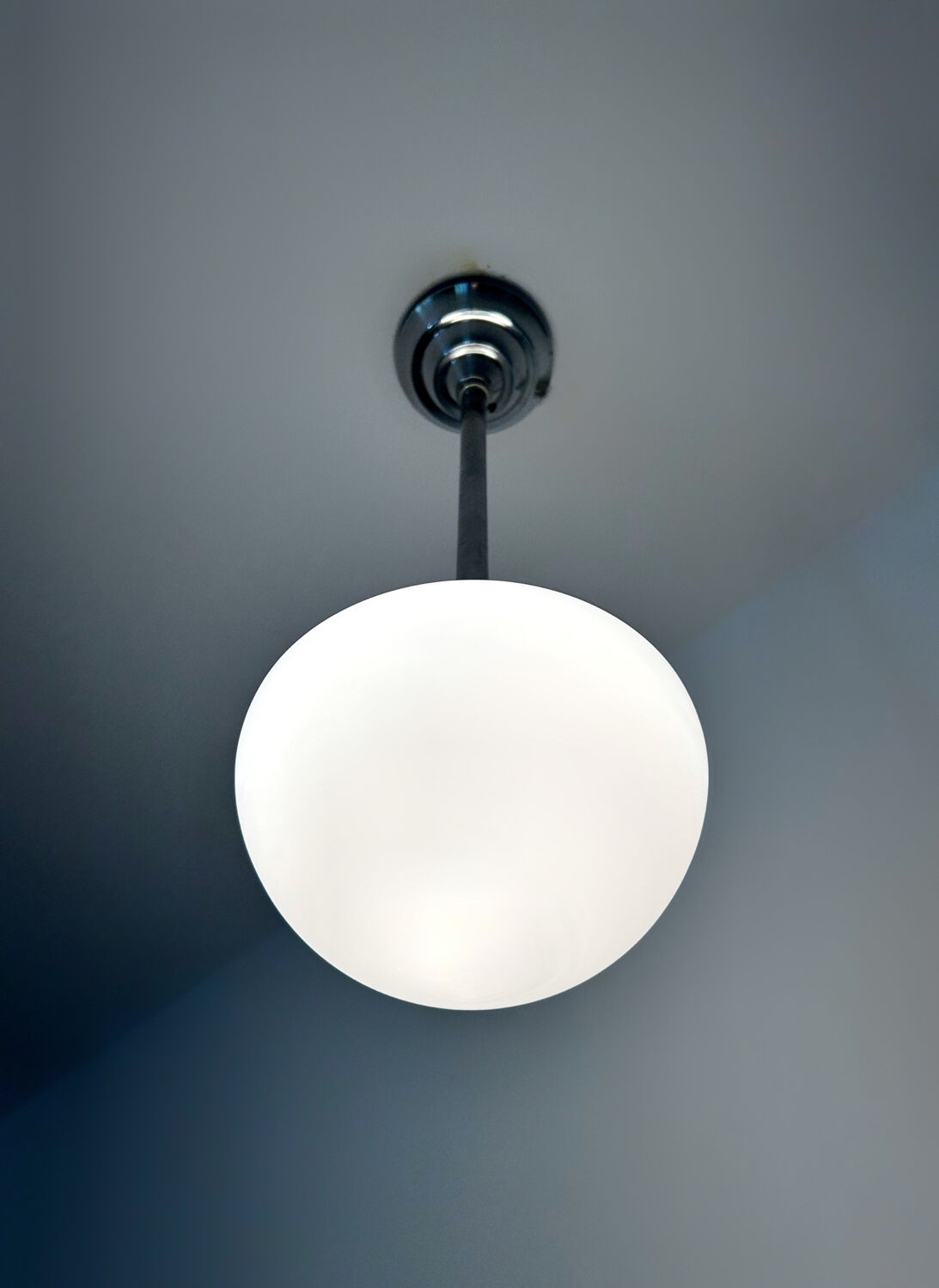 Art Deco opaline chandelier