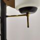 Suspension opaline teck et laiton
