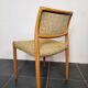 4 Scandinavian chairs model 80 by Niels O. Møller, Denmark