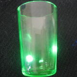 Vintage faceted glass in uraline