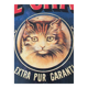 Reproduction affiche "Savon le chat"
