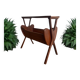 Porte-revues/table d'appoint vintage en teck 'Van Teeffelen'