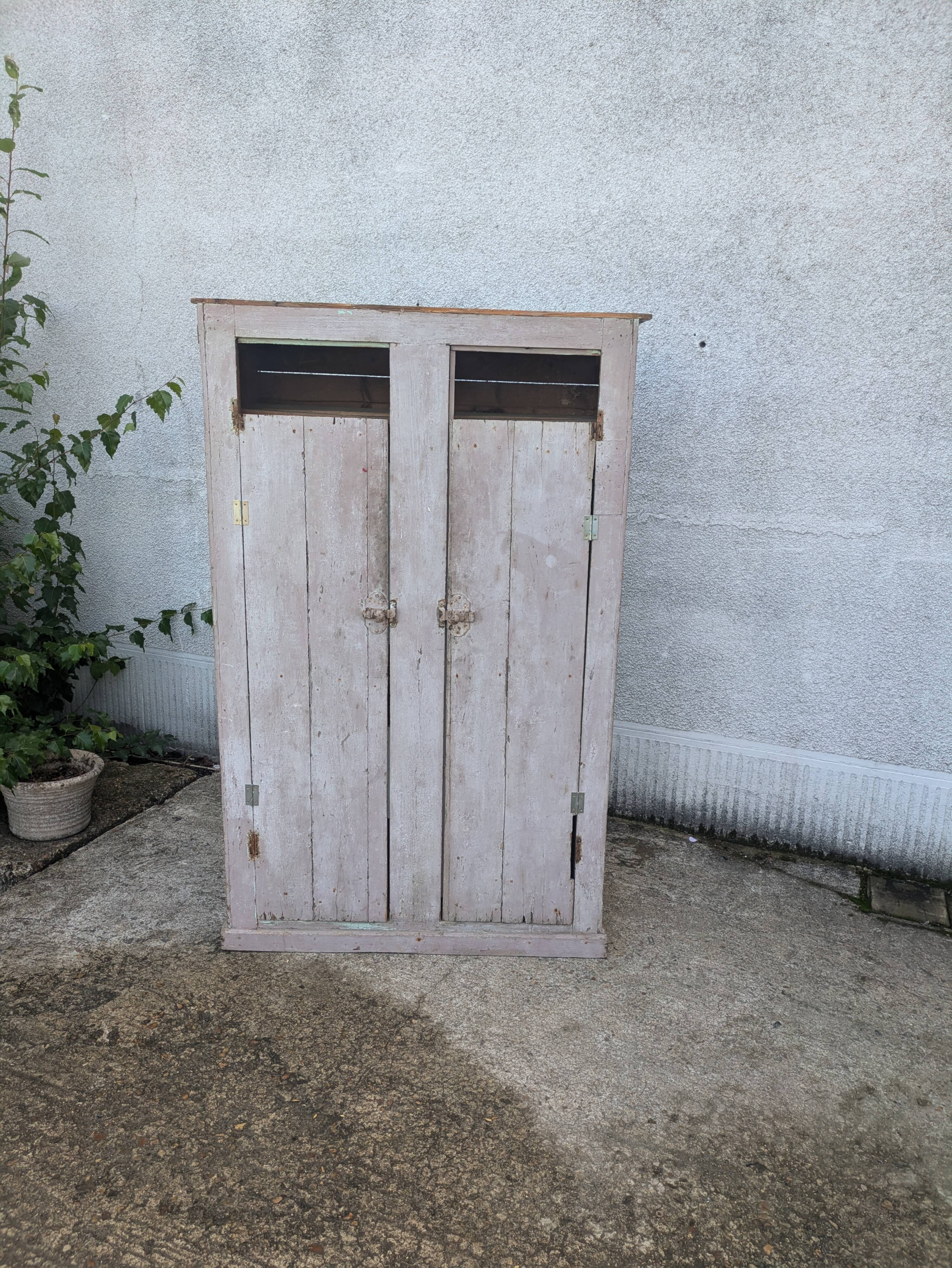 Small patinated cabinet