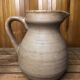 Old Vintage Beige Ceramic Pitcher