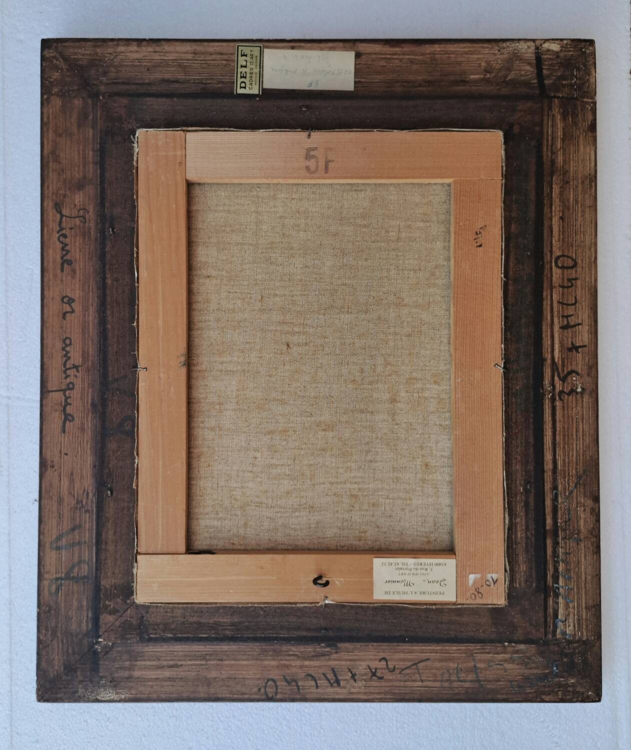 Oil on canvas bouquet of flowers signed Jean Monnier