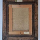 Oil on canvas bouquet of flowers signed Jean Monnier