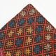 Tapis Kilim fait main contemporain rouge et marron, 165x240 cm
