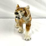 Ceramic tiger signed Royal Dux