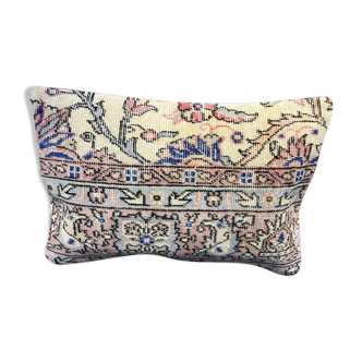 Floral Design Neutral Rug Pillow Cover 40x60cm