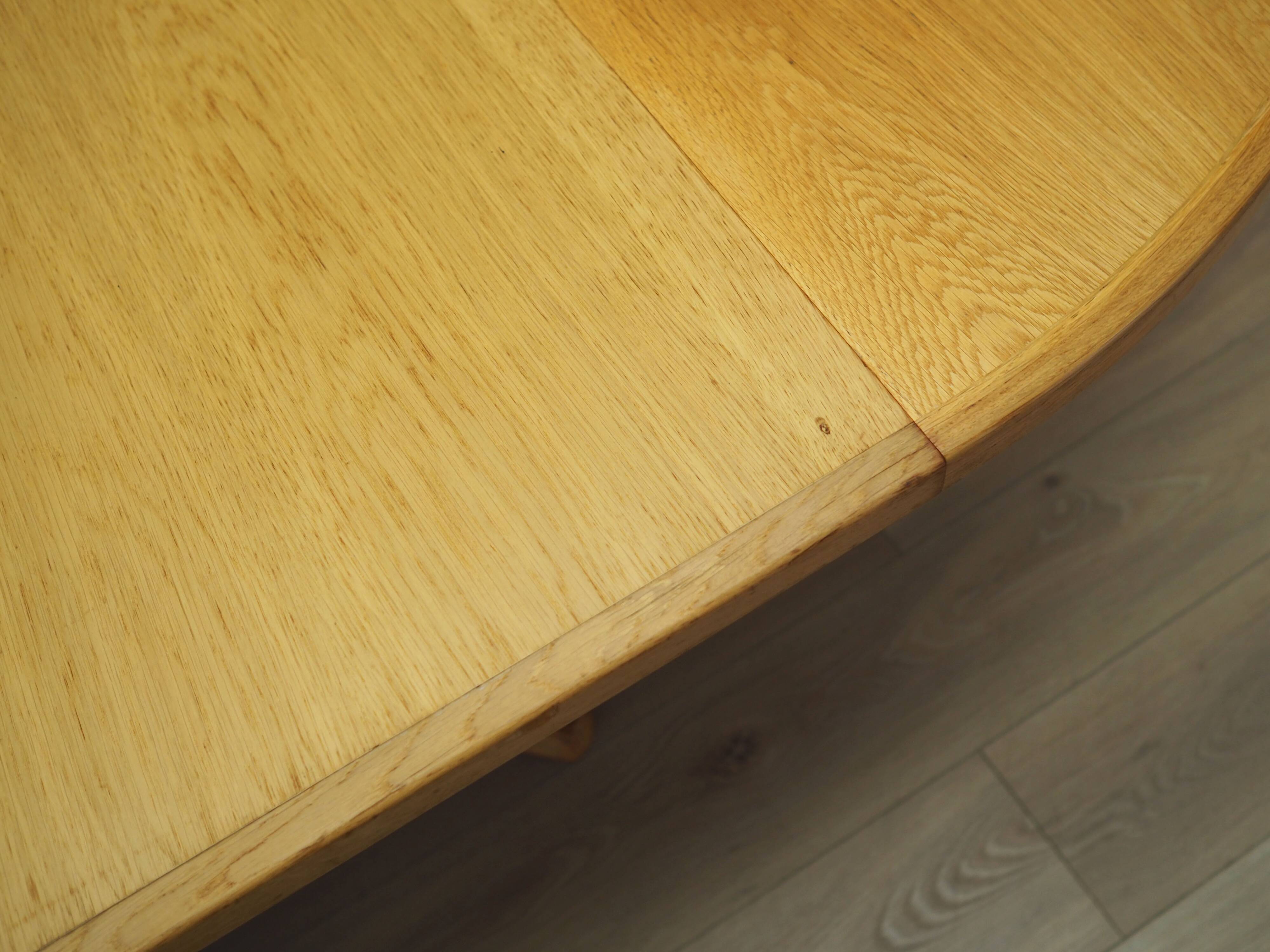 Ash round table, Danish design, 1960s, production: Denmark