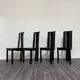 Set 4 Sedie Da Pranzo Postmoderne Design Anni ‘80 Modernariato