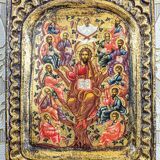 20th Century Icon of Jesus and the Twelve Apostles, 1890s