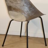 Aluminium chair, "Tulip" model, by Pierre Guariche, Steiner edition, 1960