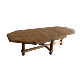 Table basse de salon en bois, plateau coulissant, 2 rallonges