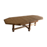 Table basse de salon en bois, plateau coulissant, 2 rallonges