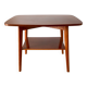 Table console en bois de hêtre années 50