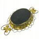 C9N platter in Art Nouveau style with enamel