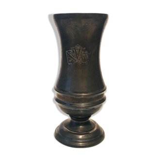 Pewter vase