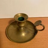 Brass cave rat bougeoir