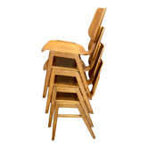 Suite of 4 designer chairs by Egon Eiermann