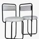 Pair of tubular chairs from the 1960s