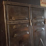 Industrial locker room three doors