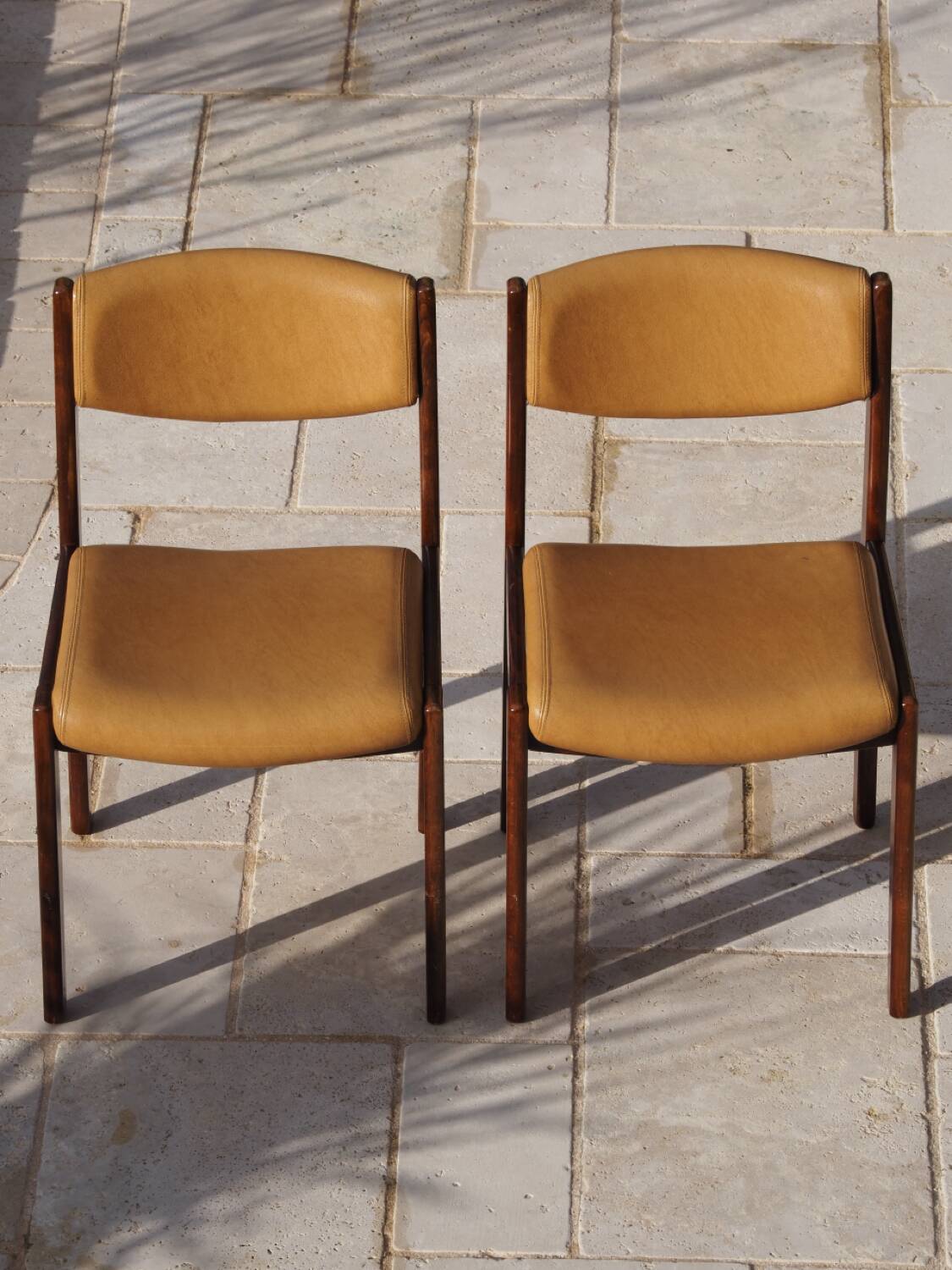 Scandinavian chair pair - Roche Bobois