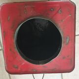 Red metal lantern