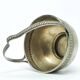 Eclectic sugar bowl, silver-plated brass, Sweden, early 20th century