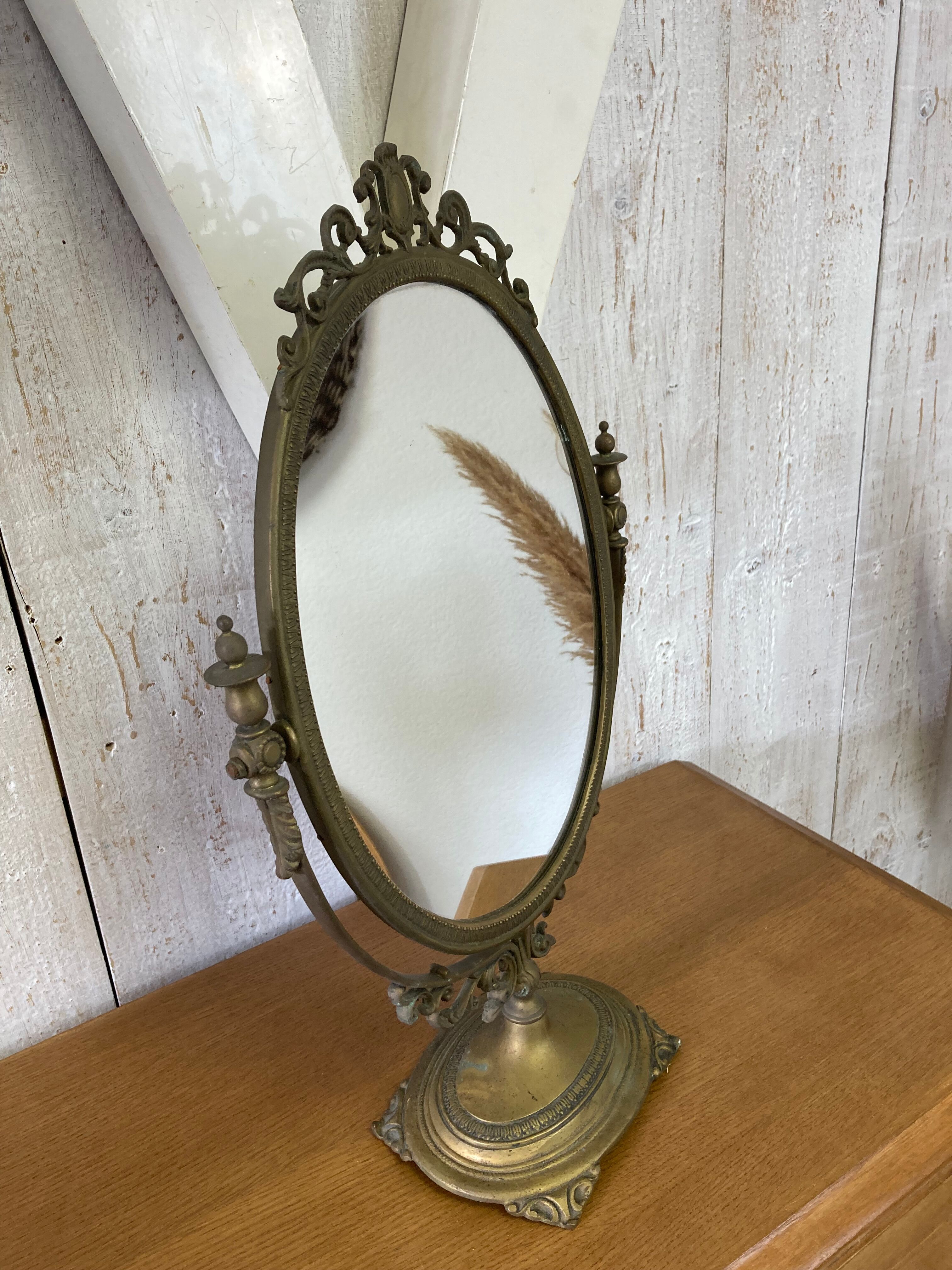 Miroir ancien doré