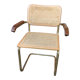 Mid-Century Modern Italian Marcel Breuer B64 Cesca Chair, 70s