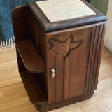 50s art deco bedside table