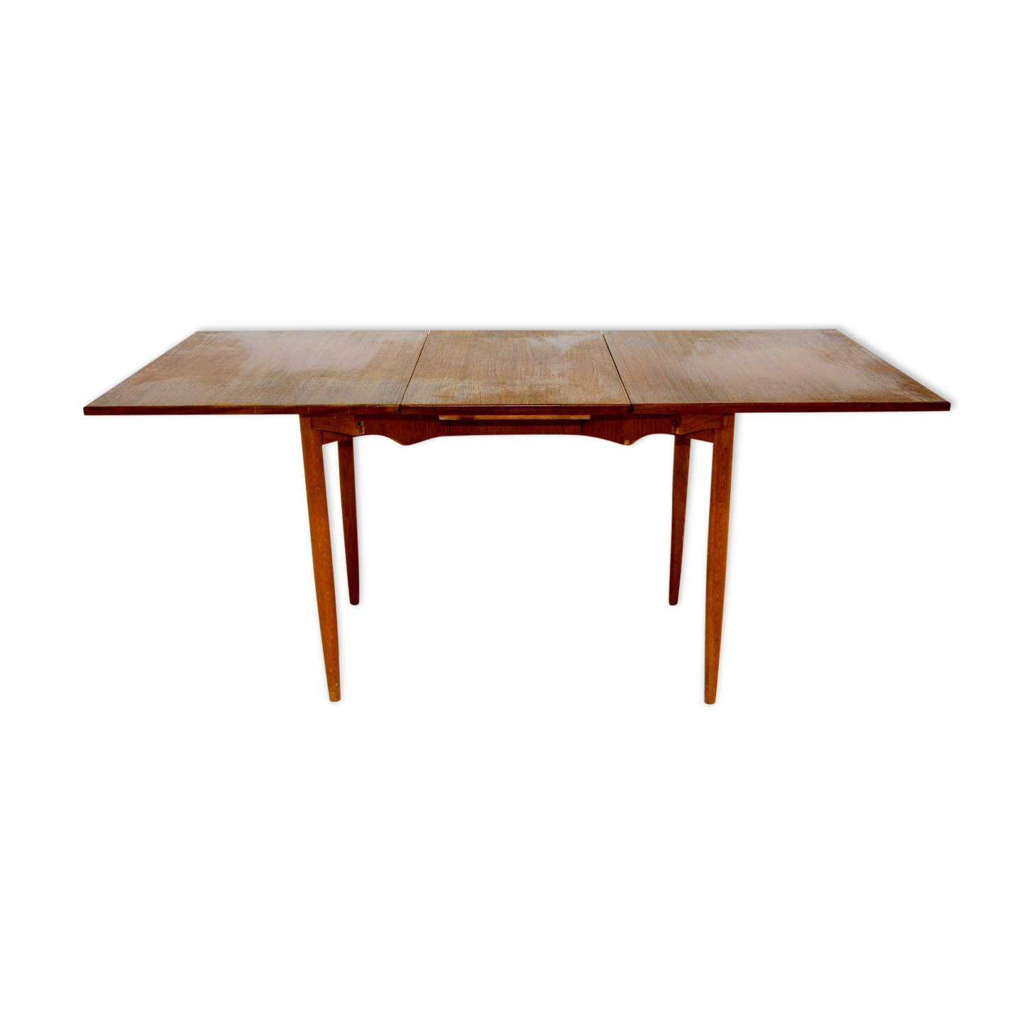 Teak dining table with swings, Sweden, 1960