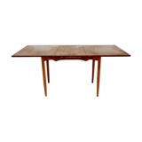 Teak dining table with swings, Sweden, 1960