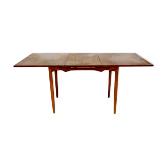 Teak dining table with swings, Sweden, 1960