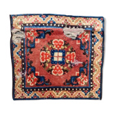 Chinese carpet antique square eliminated 66x61 cm