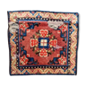 Tapis chinois carré antique élimé 66x61 cm