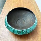 Grand bol de poterie d'atelier allemand du milieu du siècle de BKW Böttger Keramik Wandsbek, Hambourg, années 1960