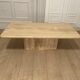 Travertine coffee table, 1970s