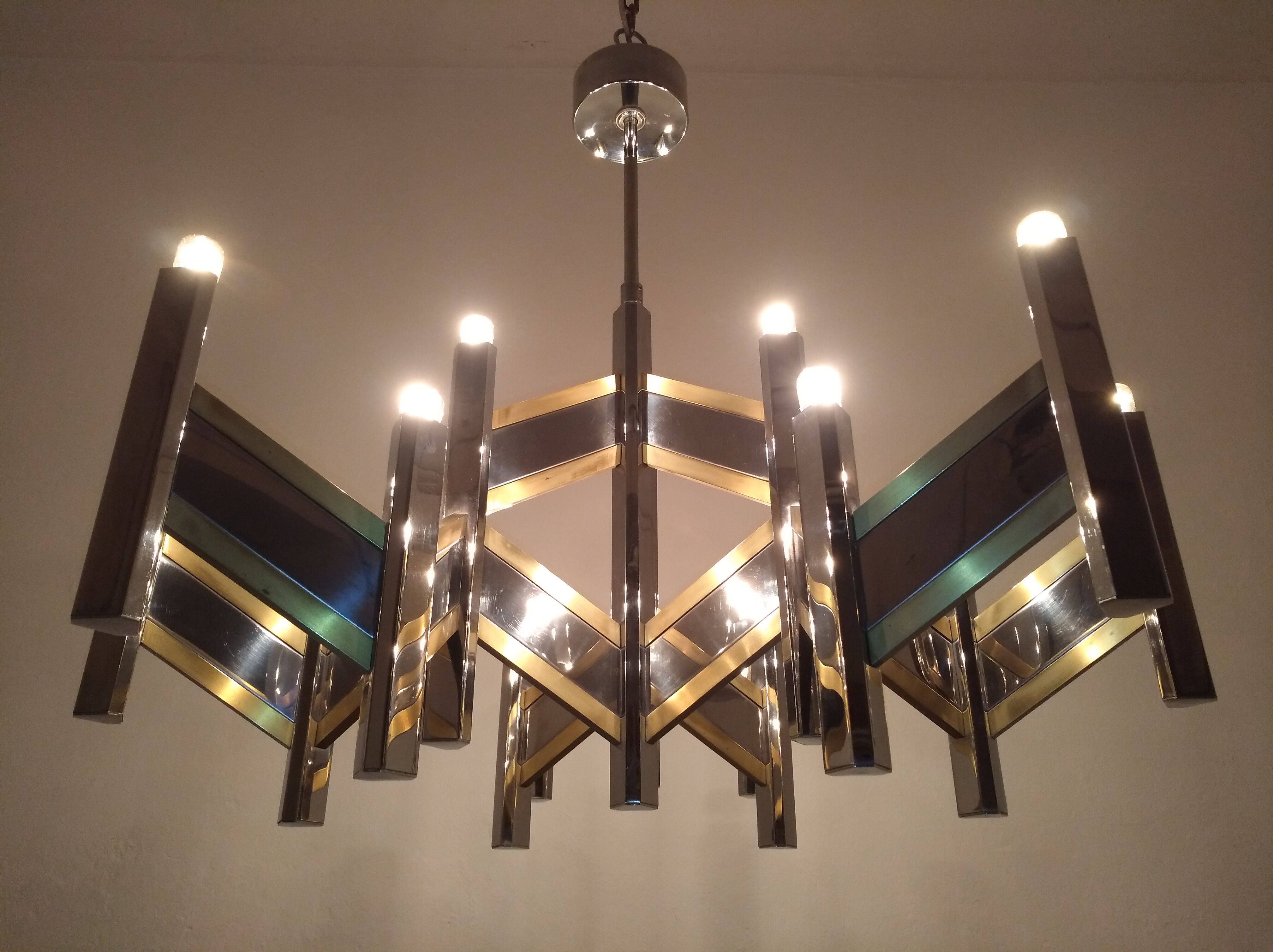 Sciolari chandelier 70s