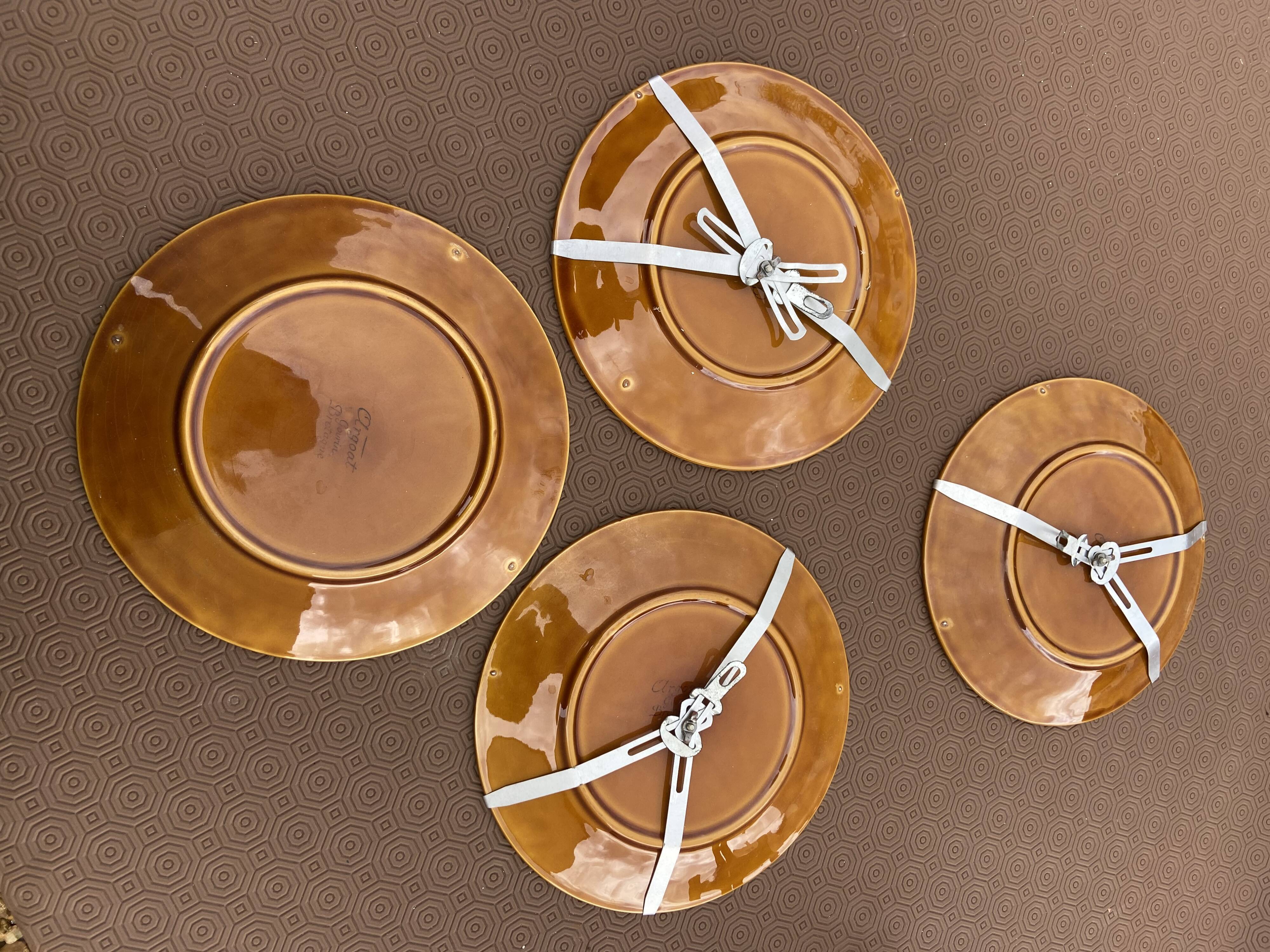 Argoat Brittany Plates
