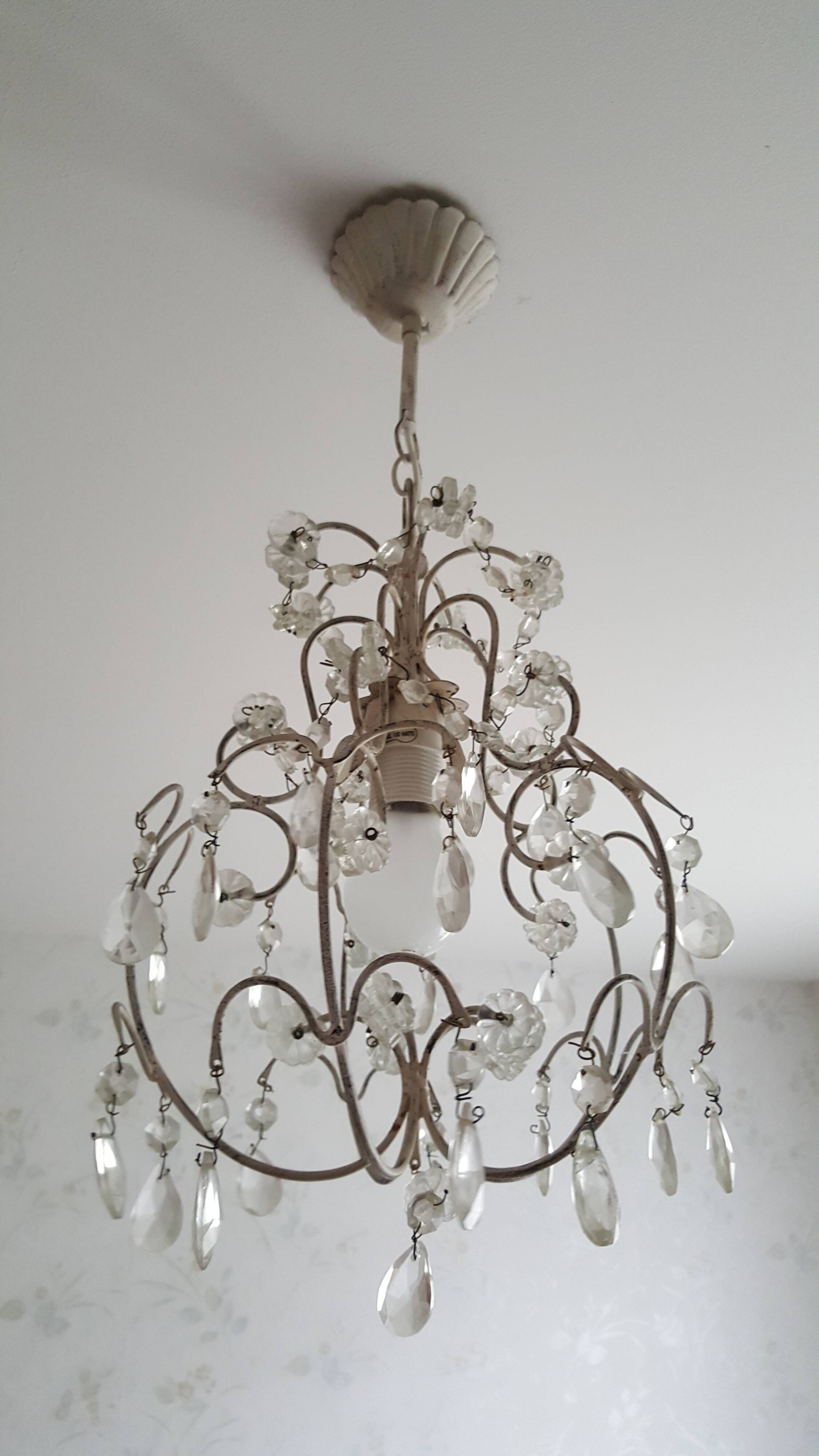 Small chandelier with tassels