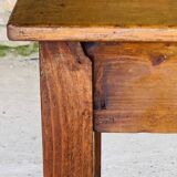 Wooden farmhouse console, circa 40's/50's