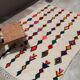 Large handmade colourful rug, 295 x 195 cm - G1087