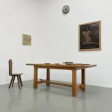2m solid elm farmhouse table
