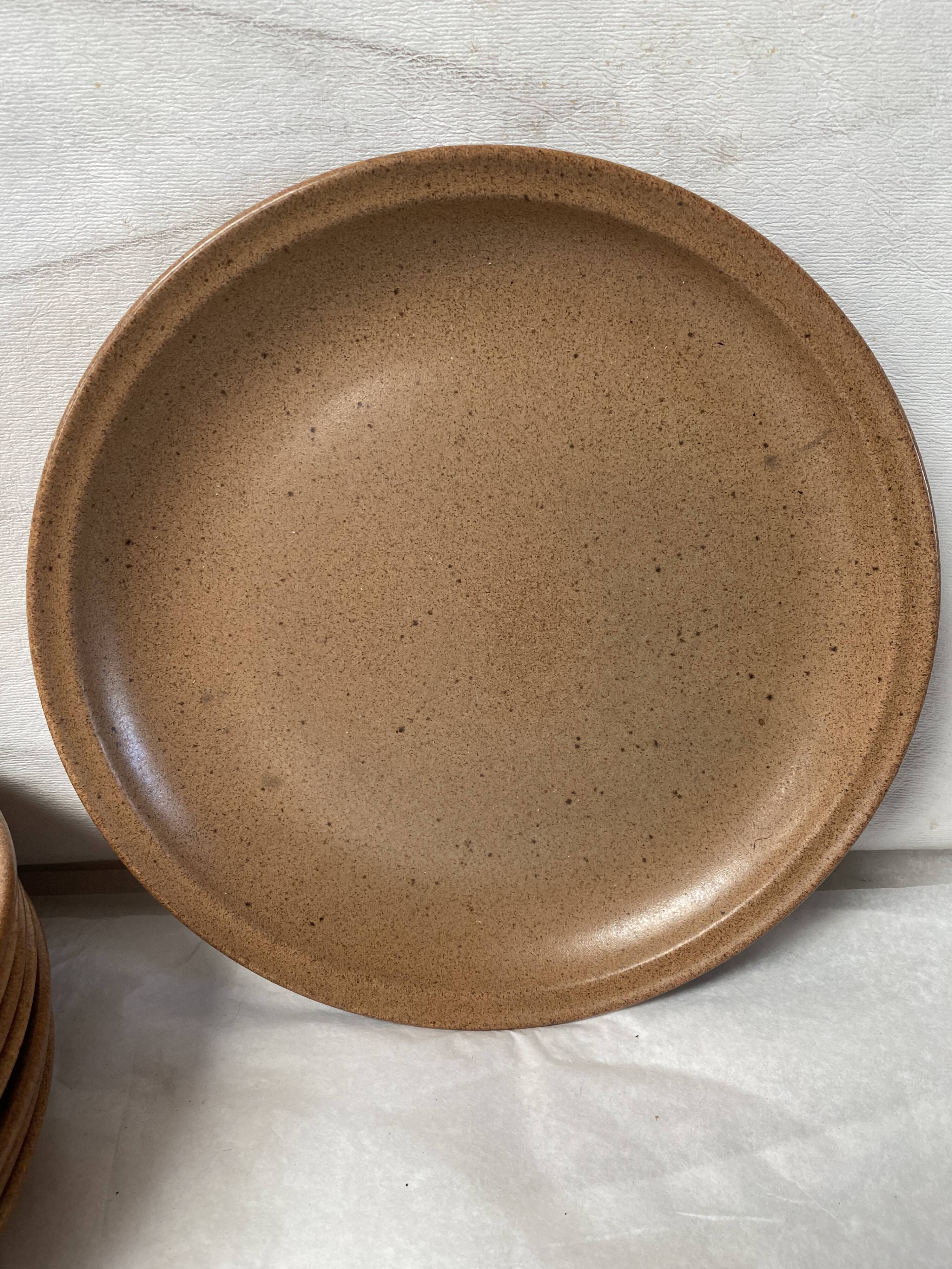 Set of 8 plates Sarreguemines