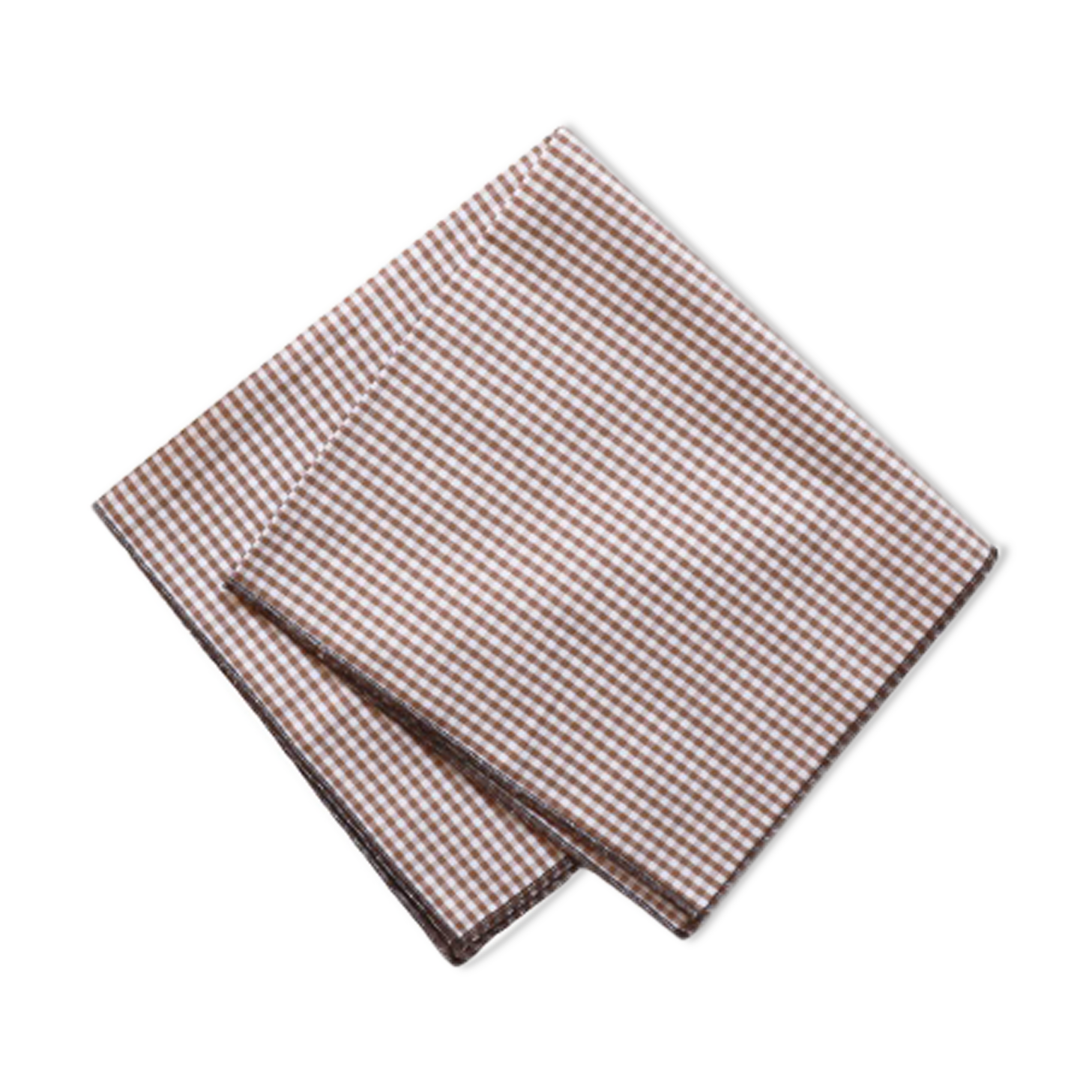 BHV - brown little vichy towel