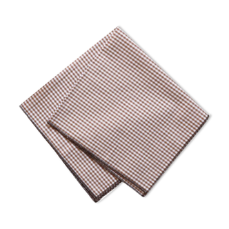 BHV - brown little vichy towel