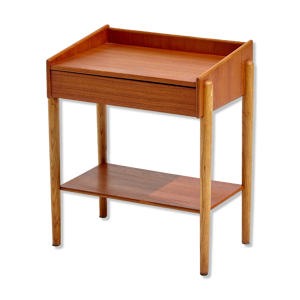 table de chevet en teck modèle 148 par Børge Mogensen pour Søborg