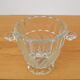 Mid-century glass vase,bohemia glass,1970